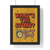 Album Cover Poster Morning Glory Inspired Poster – Retro What’s the Story Wall Art Print Poster Kingz
