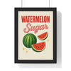 Album Cover Poster Watermelon Sugar Inspired Poster – Fun Retro Fruit Wall Art Print Poster Kingz