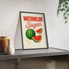 Album Cover Poster Watermelon Sugar Inspired Poster – Fun Retro Fruit Wall Art Print Poster Kingz
