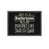 Bathroom Funny Internet Cafe Bathroom Print | Toilet Poster Poster Kingz
