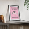 Bathroom Pink Water Works Poster | Funny Monopoly-Inspired Bathroom Print Poster Kingz