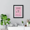 Bathroom Pink Water Works Poster | Funny Monopoly-Inspired Bathroom Print Poster Kingz