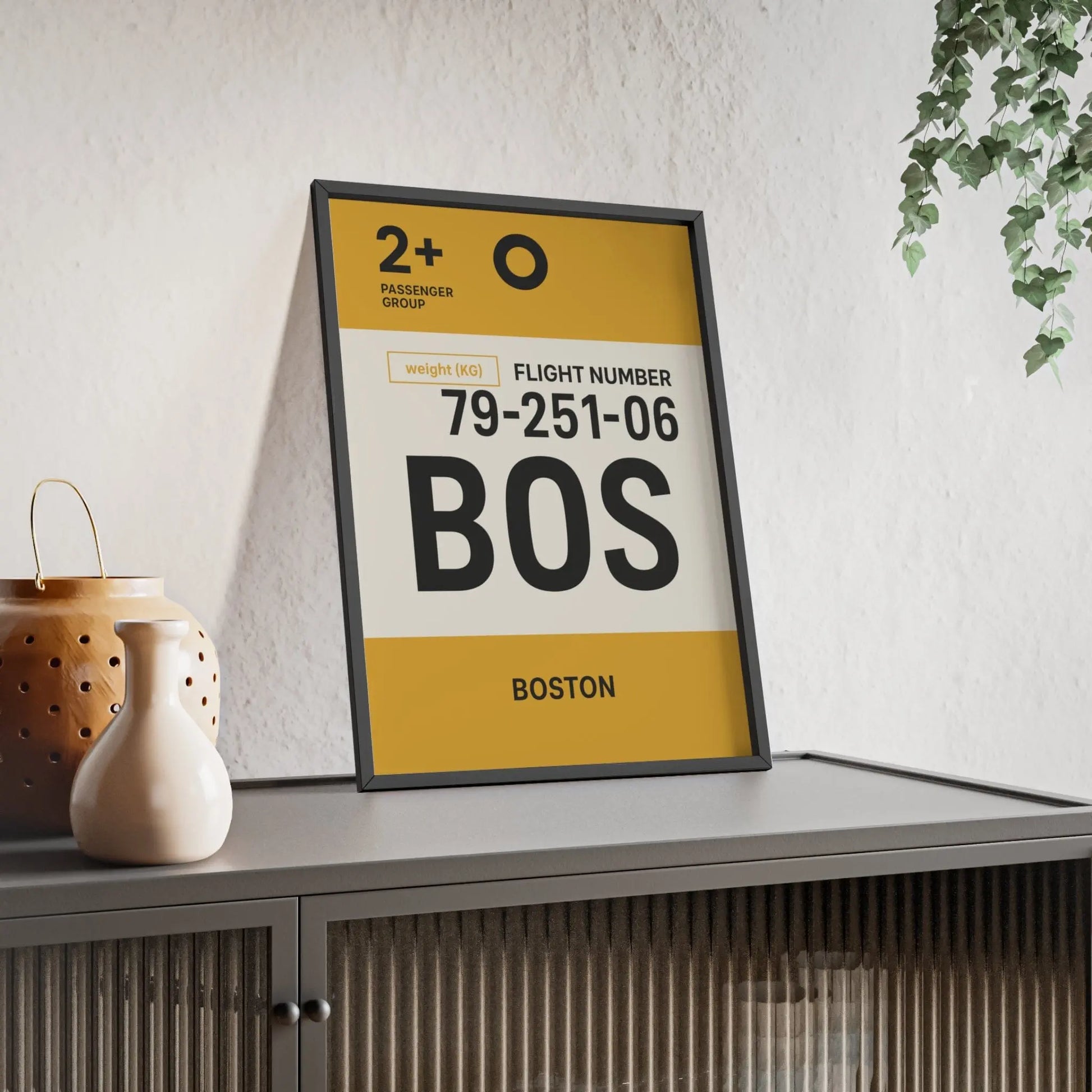 Boarding Pass Boston Boarding Pass Poster – Minimalist Travel Print Poster Kingz