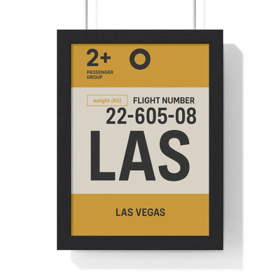 Boarding Pass Las Vegas LAS Boarding Pass Poster – Travel Wall Art – Minimalist Print Poster Kingz