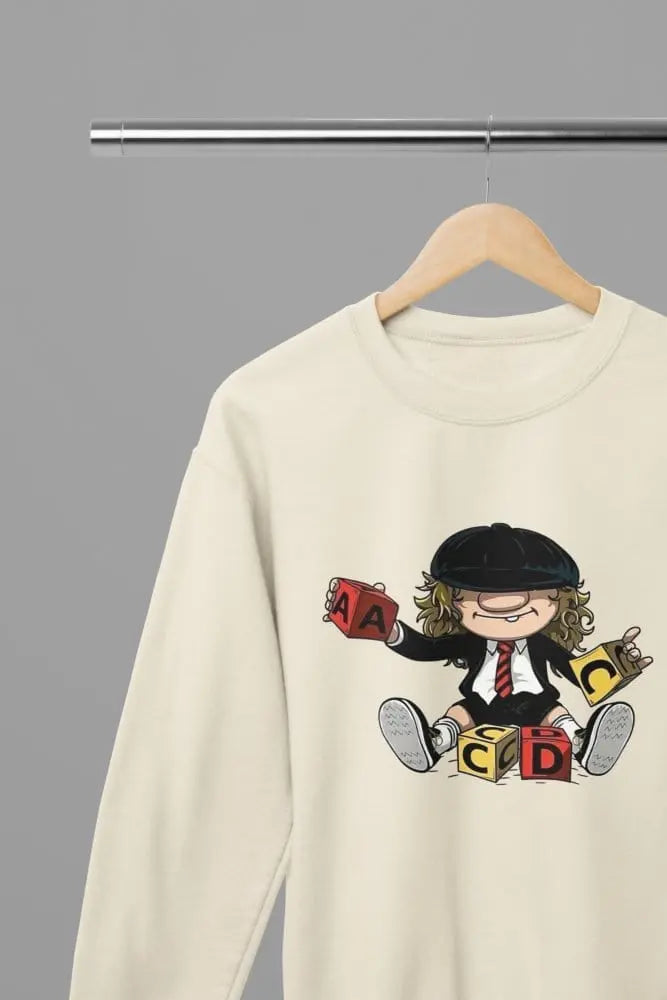 Clothing AC/DC Baby Blocks Parody T-Shirt or Sweatshirt – Funny Rock Band Gift Poster Kingz