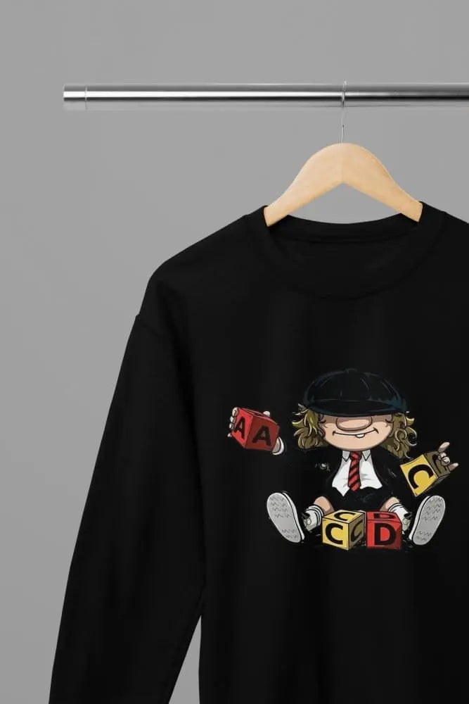 Clothing AC/DC Baby Blocks Parody T-Shirt or Sweatshirt – Funny Rock Band Gift Poster Kingz
