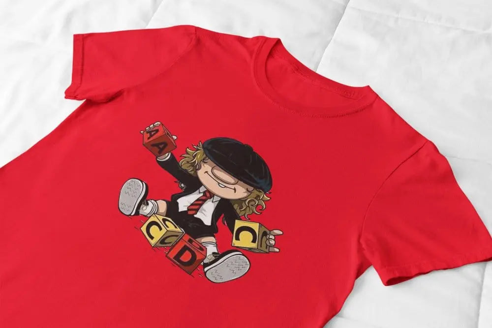 Clothing AC/DC Baby Blocks Parody T-Shirt or Sweatshirt – Funny Rock Band Gift Poster Kingz