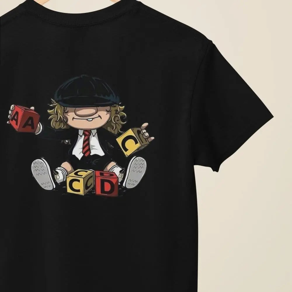 Clothing AC/DC Baby Blocks Parody T-Shirt or Sweatshirt – Funny Rock Band Gift Poster Kingz