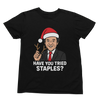 Black Bill Murray Scrooged Christmas T-shirt parody design