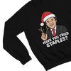 Black Bill Murray Scrooged Christmas sweatshirt parody design