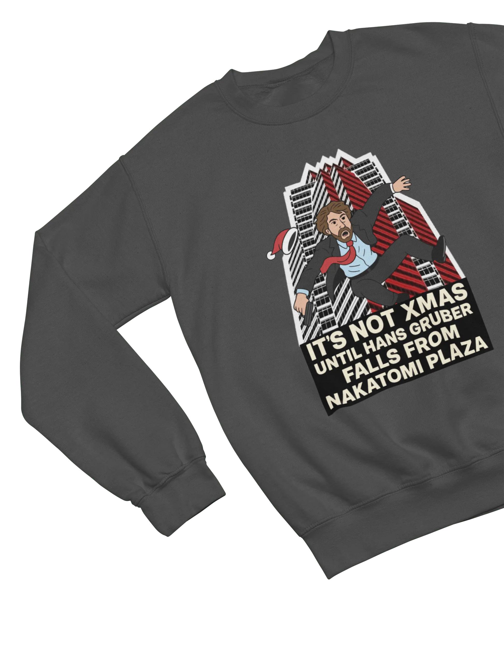 Clothing Die Hard Christmas Sweatshirt & T-Shirt | Funny Hans Gruber Parody Poster Kingz