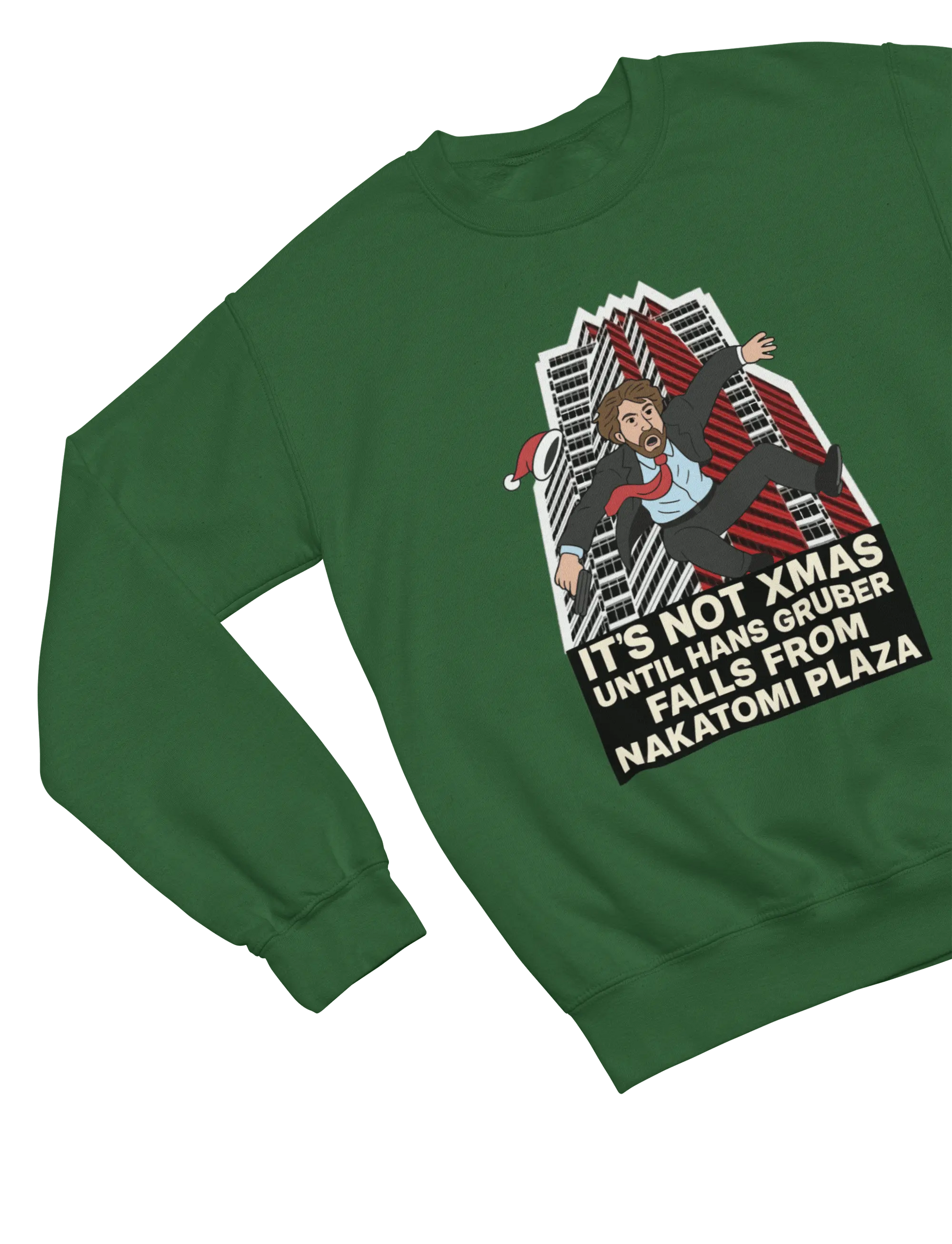 Clothing Die Hard Christmas Sweatshirt & T-Shirt | Funny Hans Gruber Parody Poster Kingz