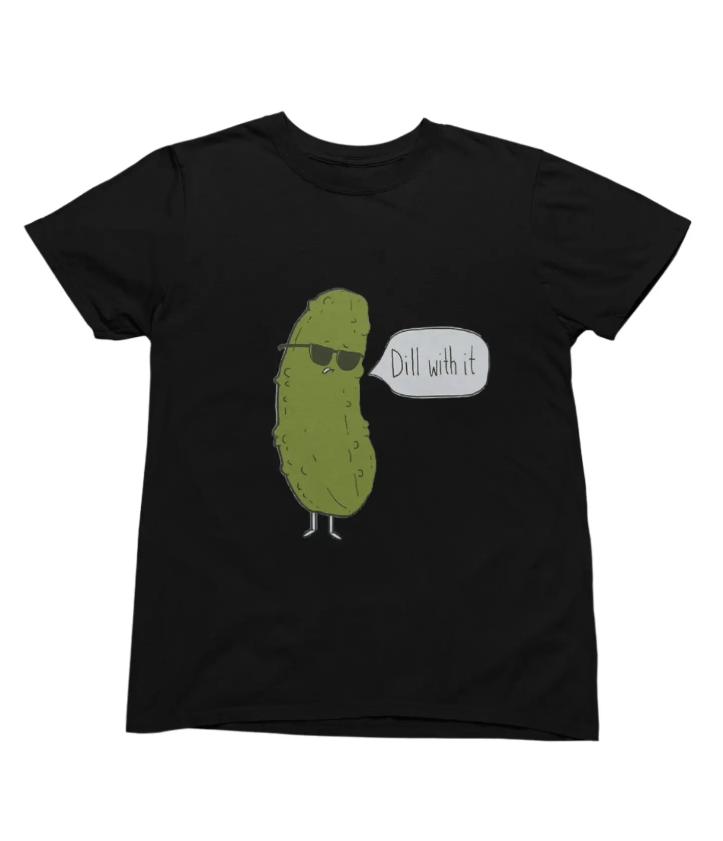 Clothing Dill With It T-Shirt or Sweatshirt – Funny Pickle Pun Gift for Pun Lovers Poster Kingz