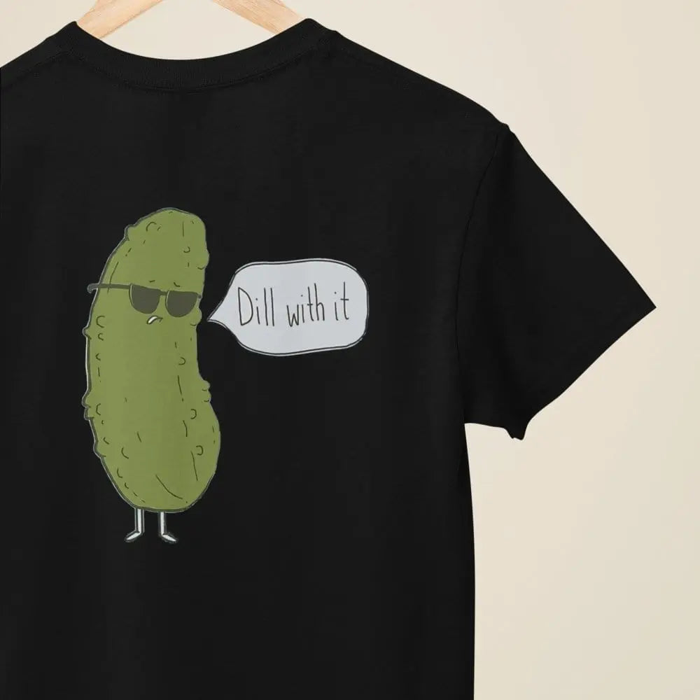 Clothing Dill With It T-Shirt or Sweatshirt – Funny Pickle Pun Gift for Pun Lovers Poster Kingz