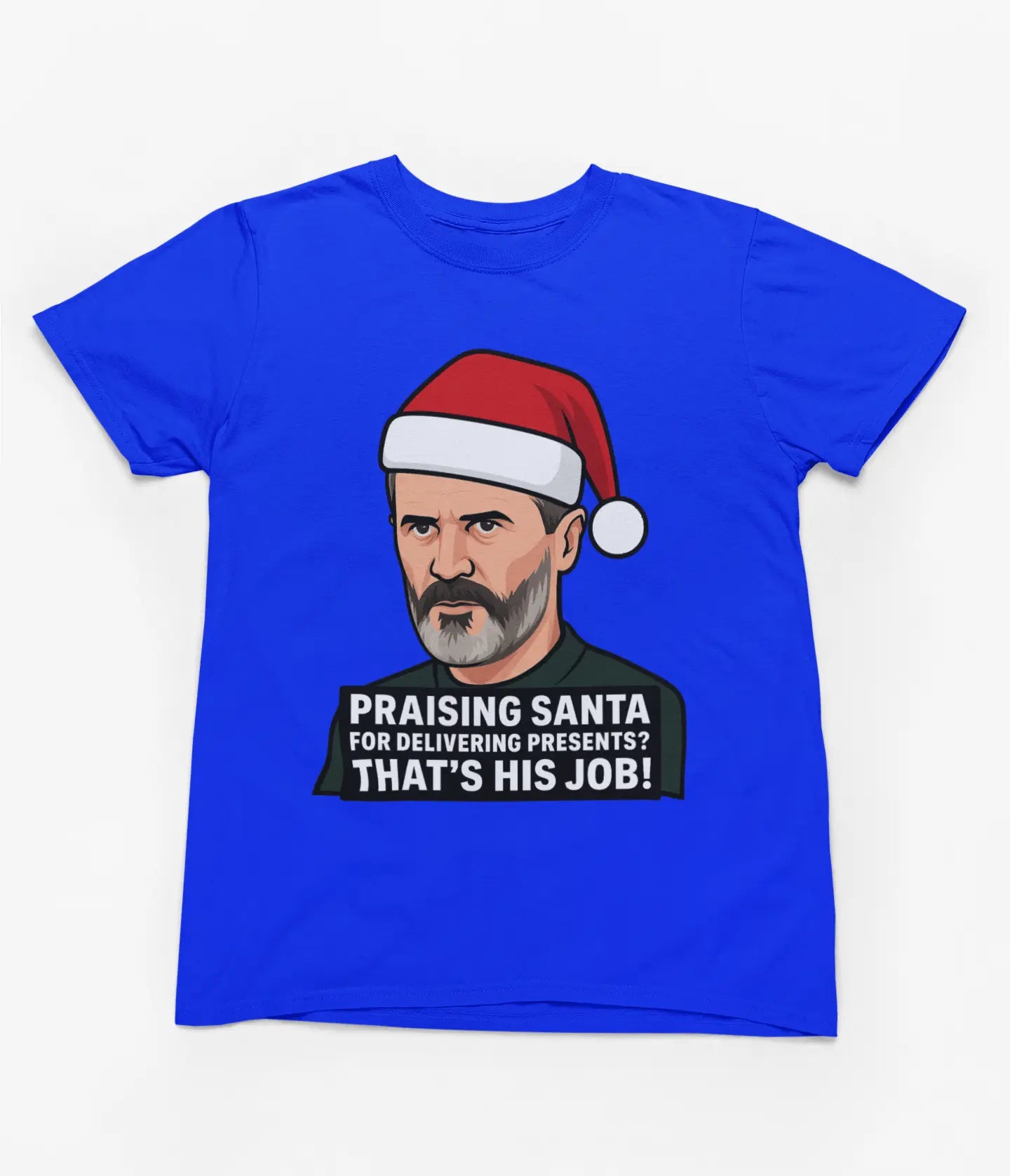 Clothing Funny Roy Keane Christmas Sweatshirt & T-Shirt | Santa Parody Jumper Poster Kingz