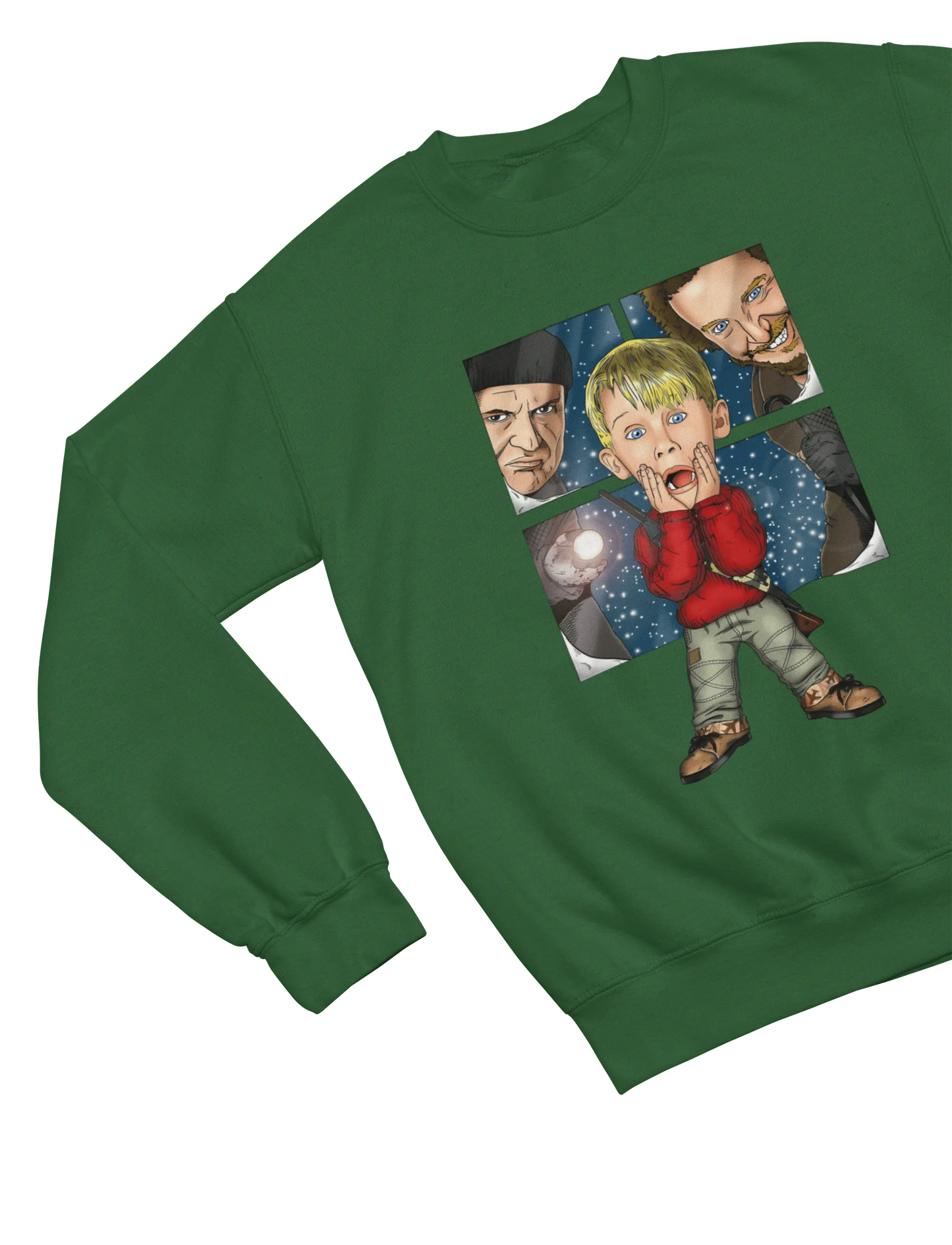 Clothing Home Alone Christmas Jumper & T-Shirt – Funny Kevin McCallister Parody Poster Kingz