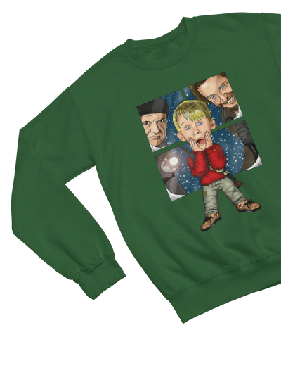 Clothing Home Alone Christmas Jumper & T-Shirt – Funny Kevin McCallister Parody Poster Kingz