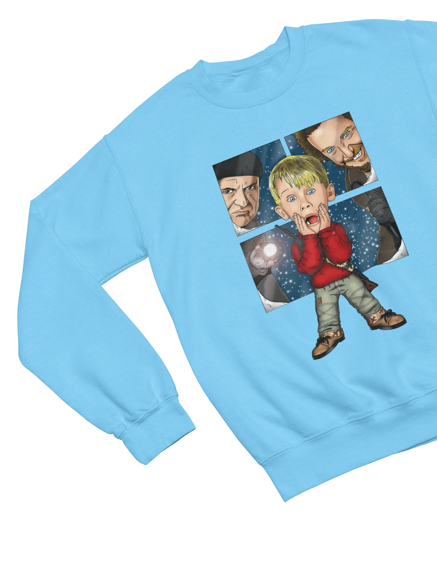Clothing Home Alone Christmas Jumper & T-Shirt – Funny Kevin McCallister Parody Poster Kingz