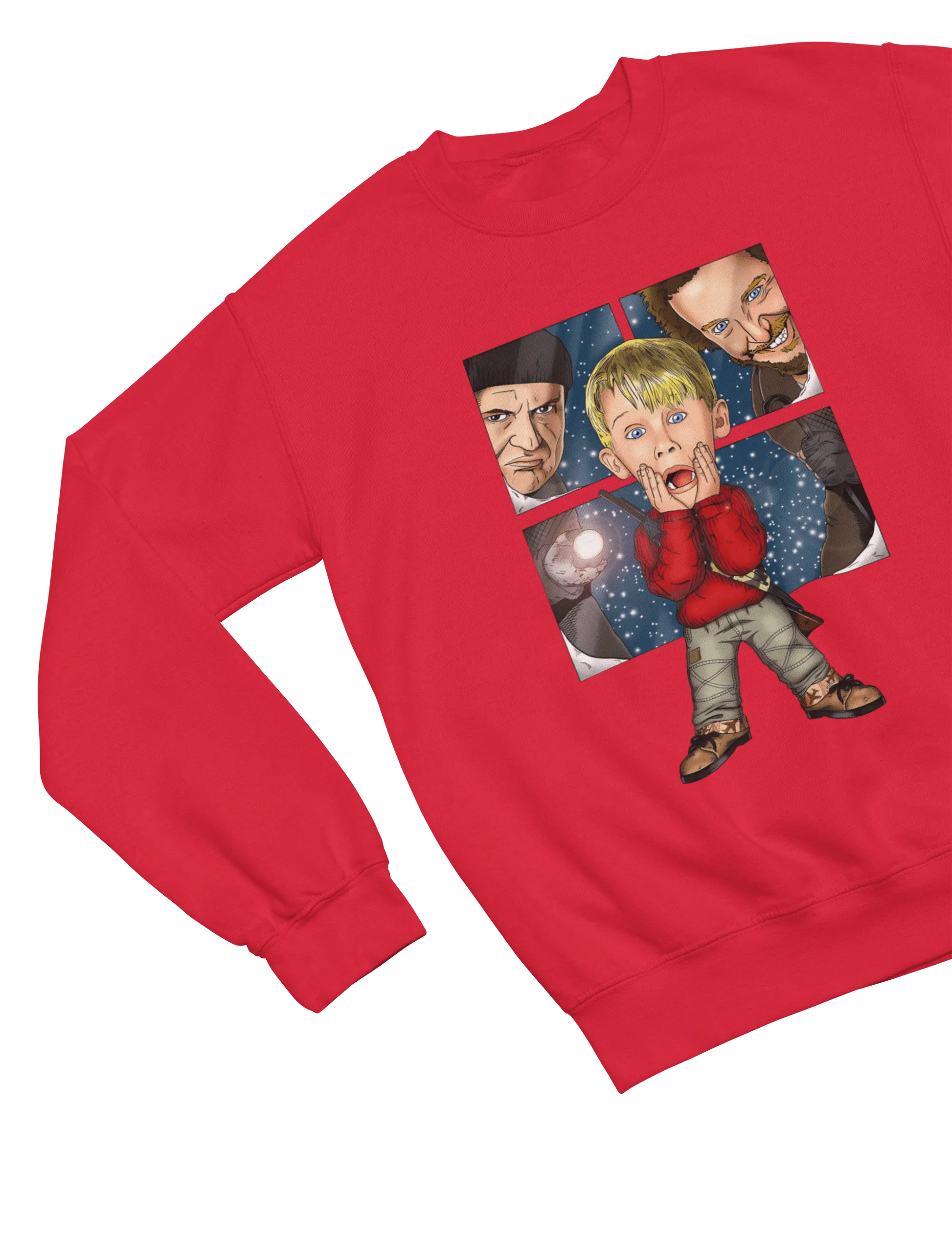 Clothing Home Alone Christmas Jumper & T-Shirt – Funny Kevin McCallister Parody Poster Kingz