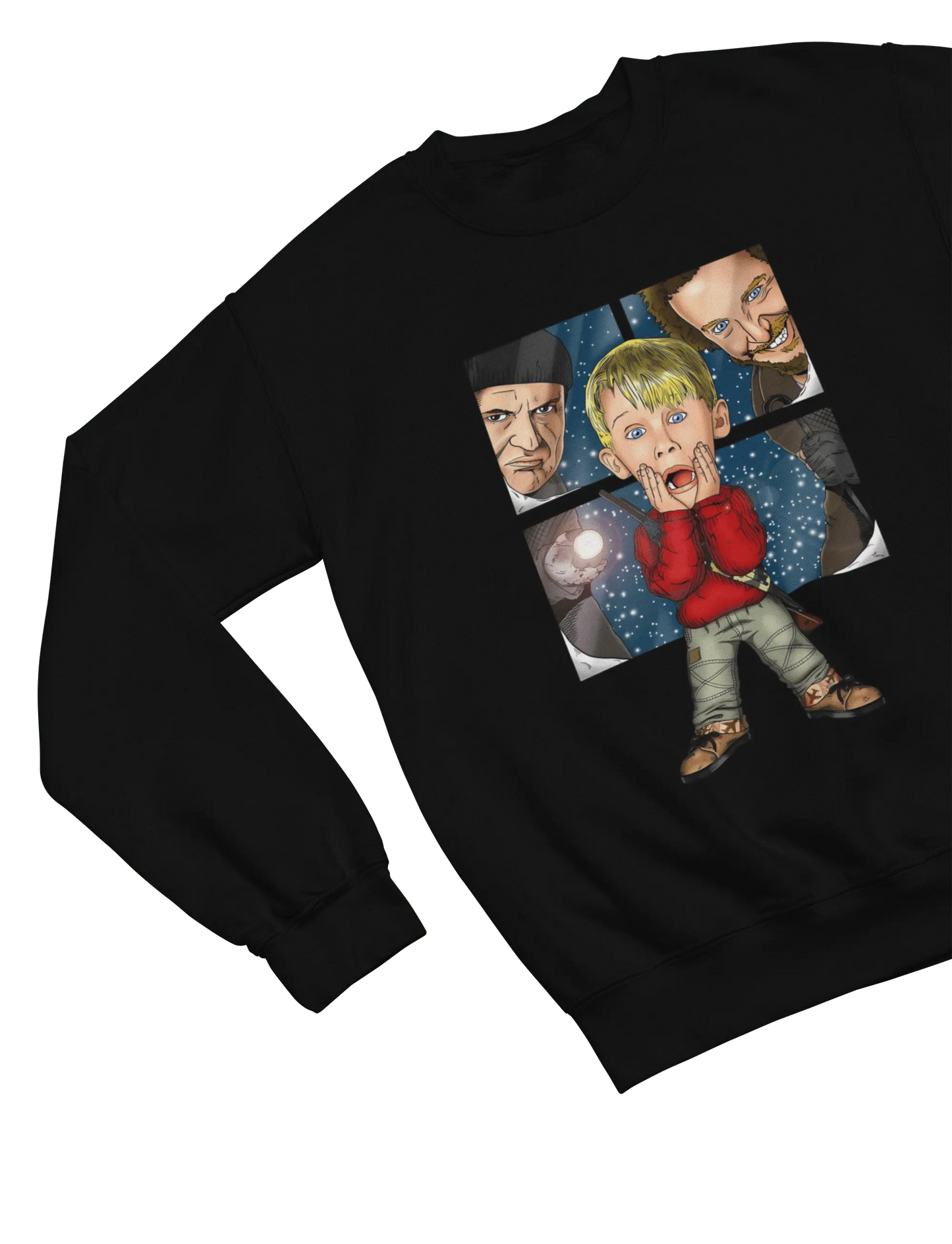Clothing Home Alone Christmas Jumper & T-Shirt – Funny Kevin McCallister Parody Poster Kingz