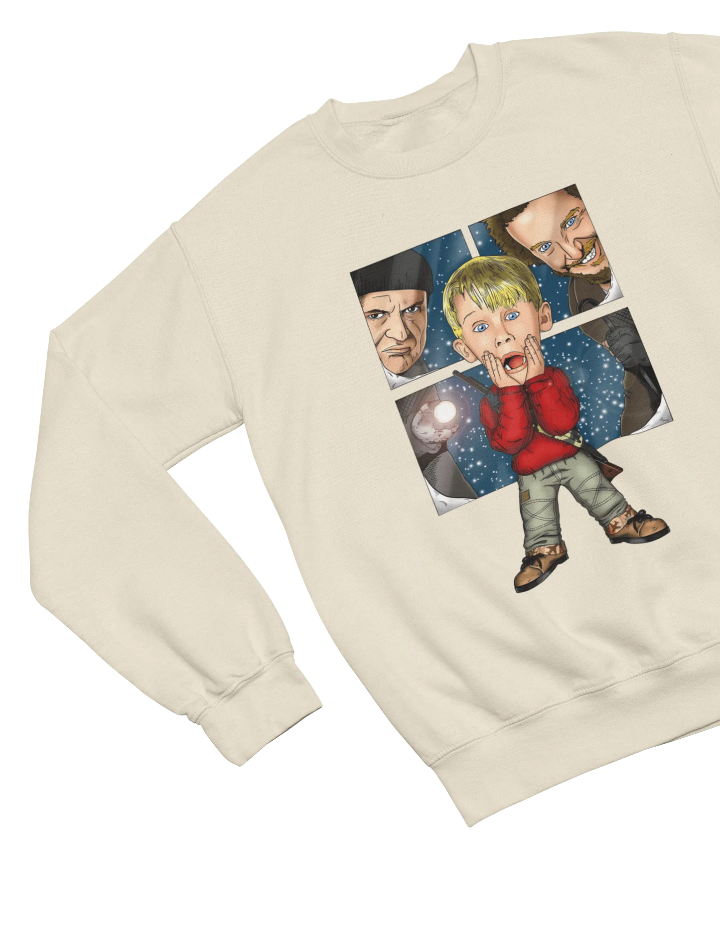 Clothing Home Alone Christmas Jumper & T-Shirt – Funny Kevin McCallister Parody Poster Kingz