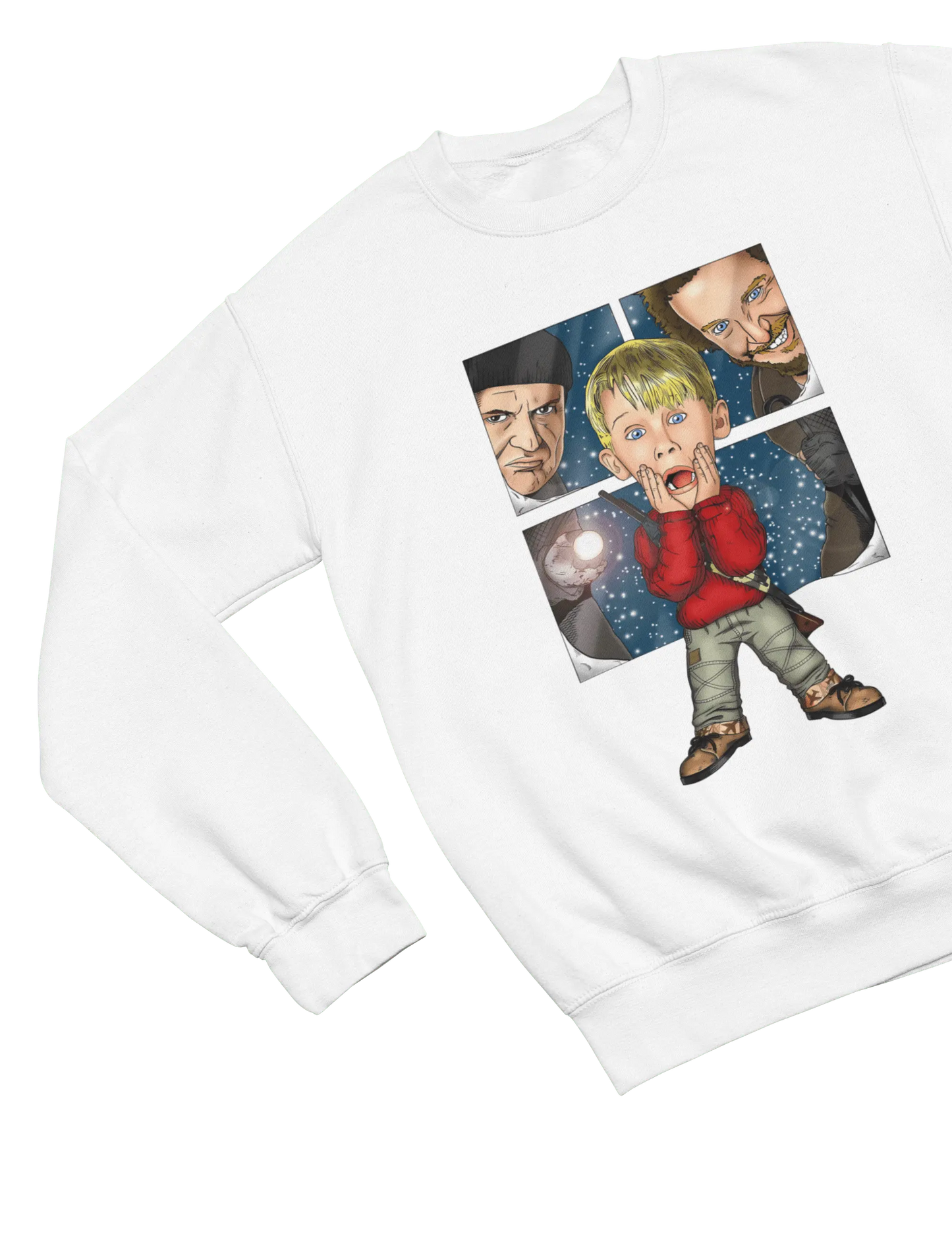 Clothing Home Alone Christmas Jumper & T-Shirt – Funny Kevin McCallister Parody Poster Kingz