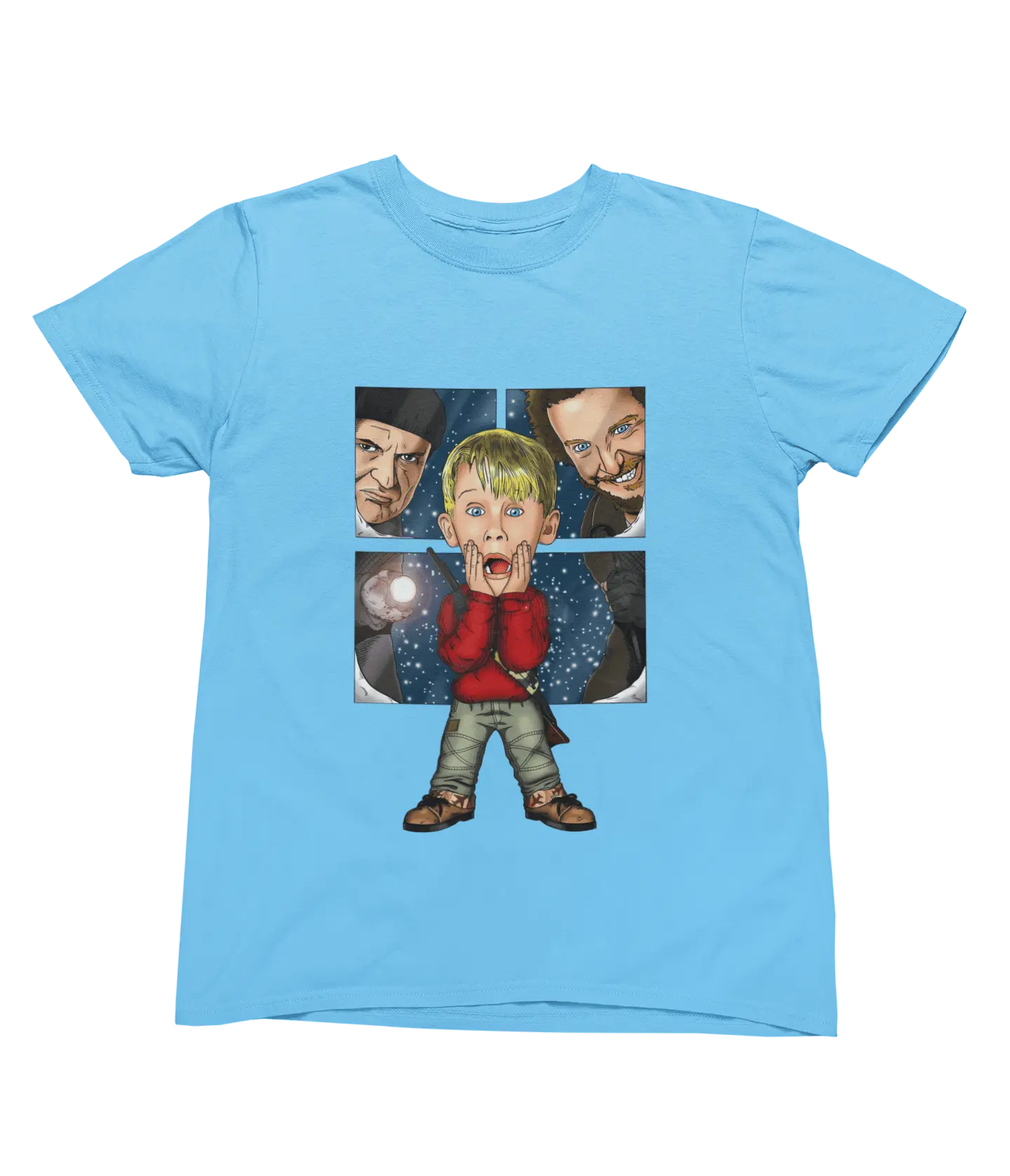 Clothing Home Alone Christmas Jumper & T-Shirt – Funny Kevin McCallister Parody Poster Kingz