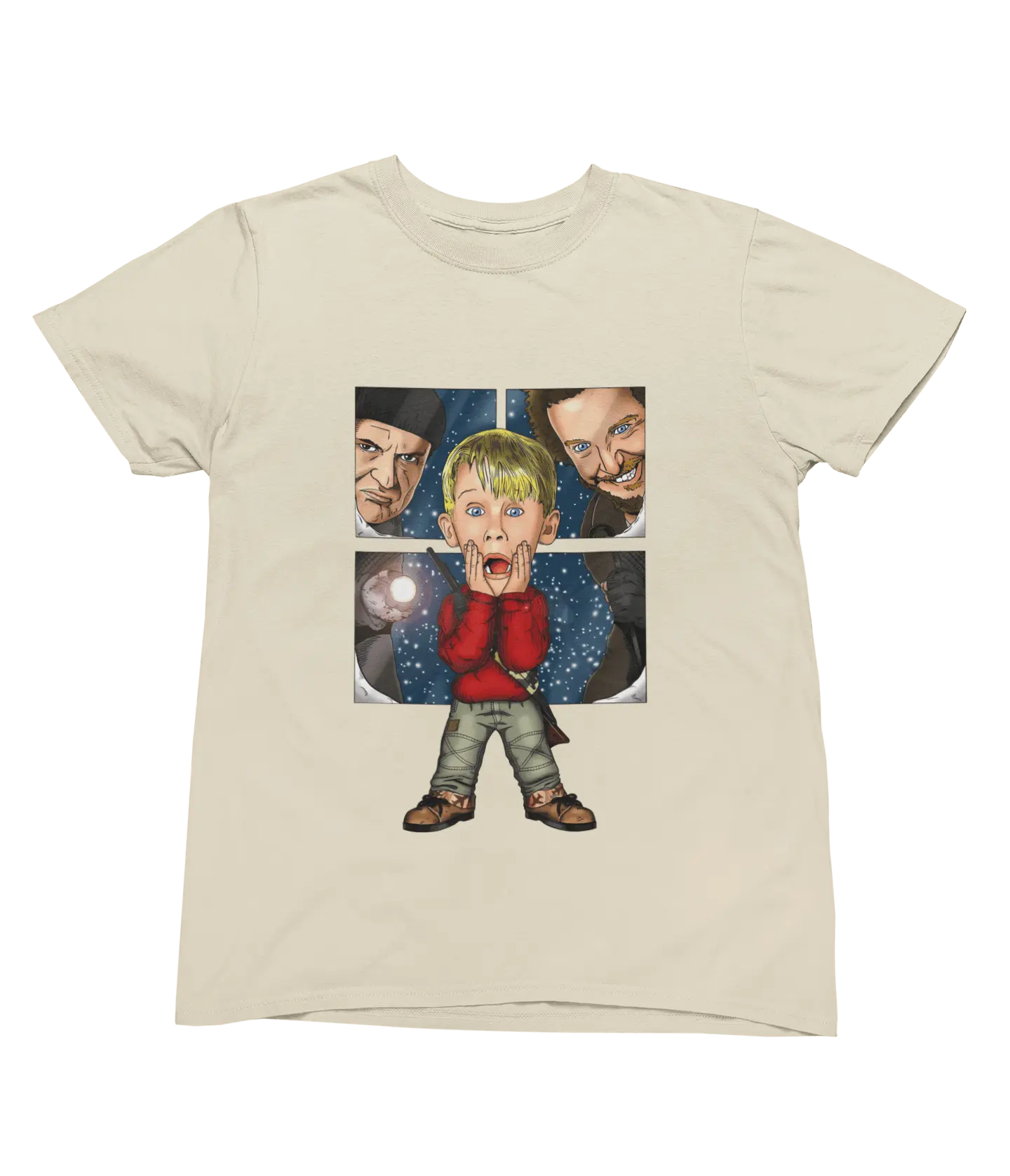 Clothing Home Alone Christmas Jumper & T-Shirt – Funny Kevin McCallister Parody Poster Kingz