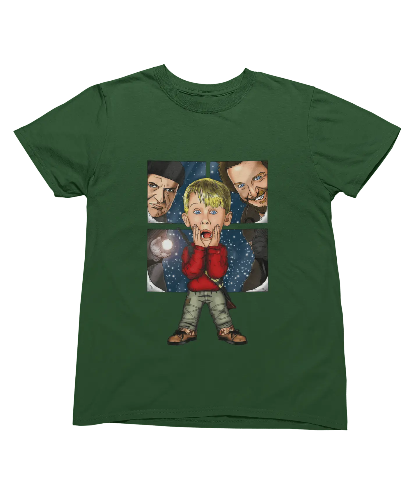 Clothing Home Alone Christmas Jumper & T-Shirt – Funny Kevin McCallister Parody Poster Kingz