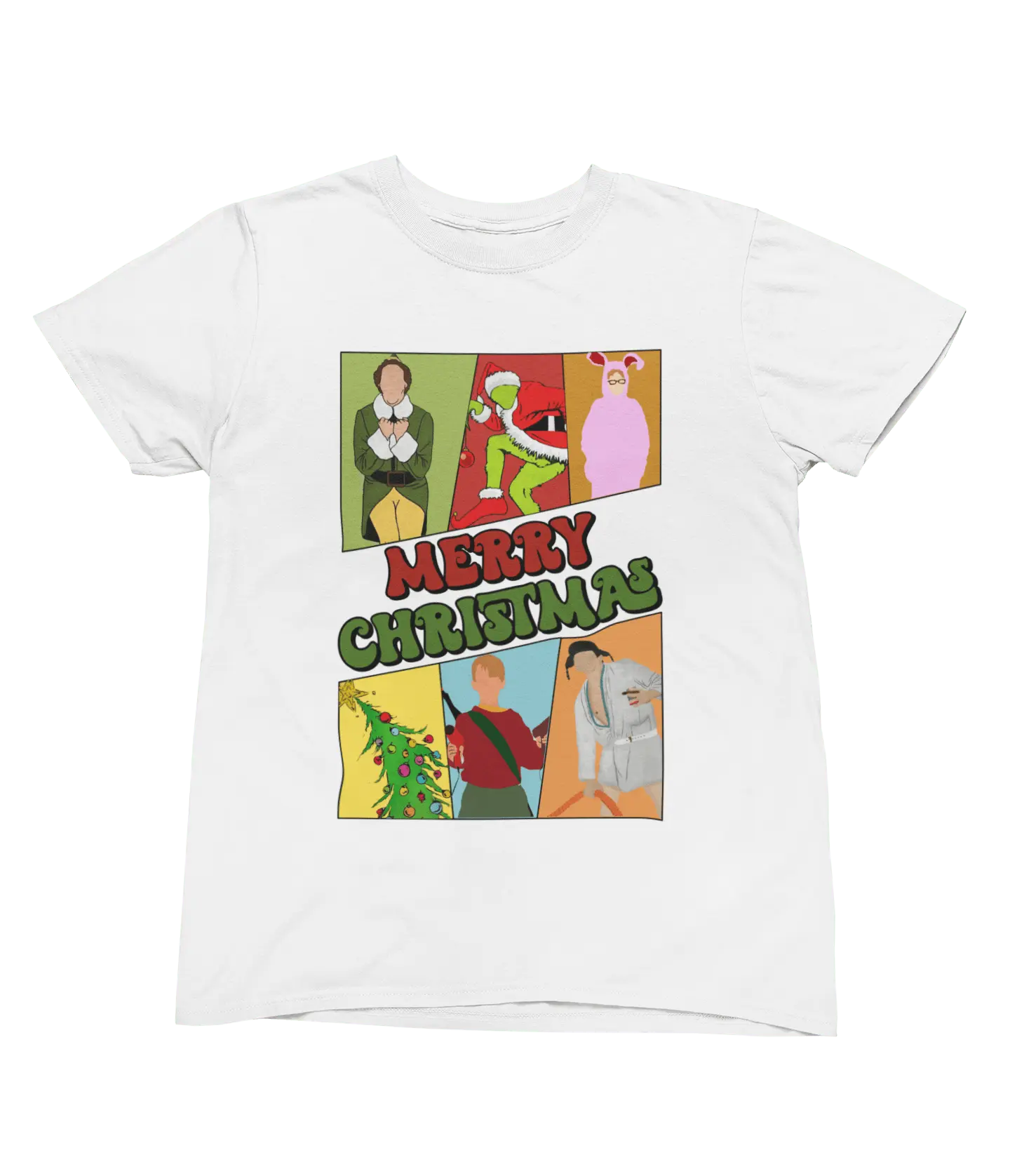 Clothing Merry Christmas Movie Boys Jumper & T-Shirt – Funny Festive Film Parody Poster Kingz