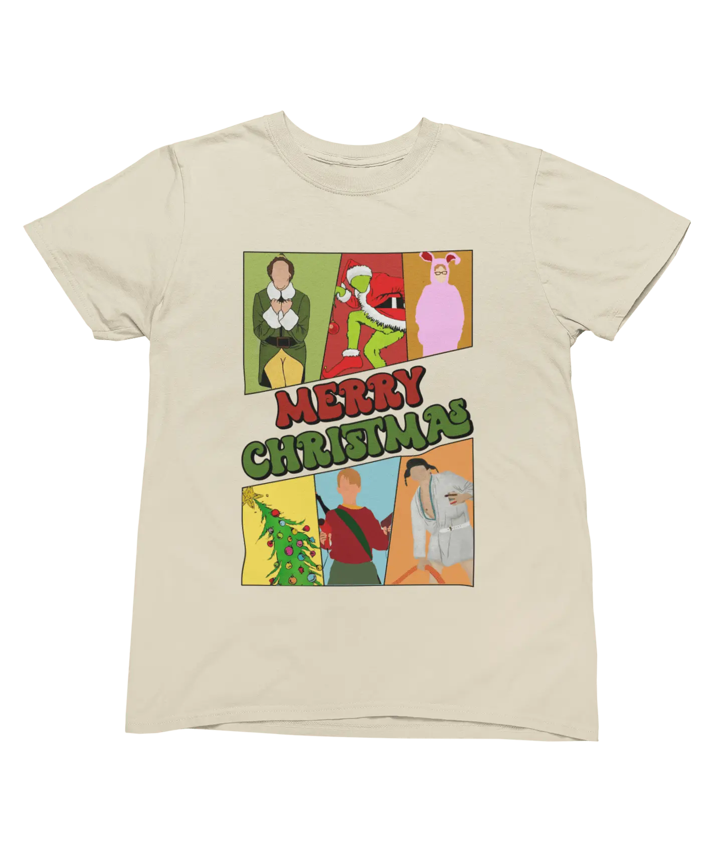 Clothing Merry Christmas Movie Boys Jumper & T-Shirt – Funny Festive Film Parody Poster Kingz