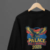 Clothing Palace Rules Wembley 2025 T-Shirt or Sweatshirt – Bold Eagle Fan Design Poster Kingz