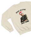 Beige Father Spliffmas Christmas sweatshirt Peep Show Super Hans parody