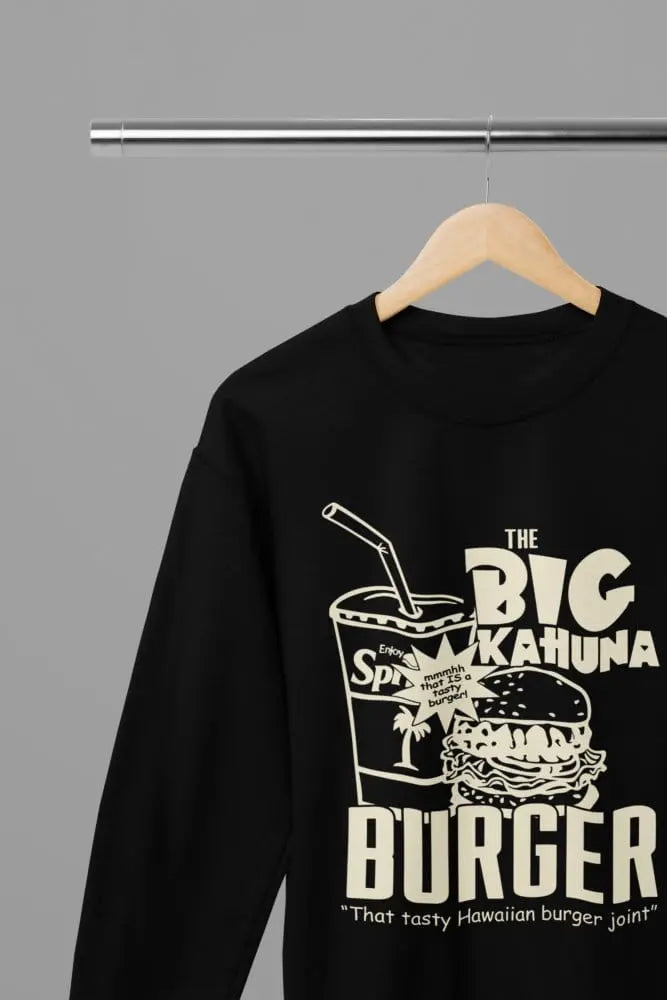 Clothing Pulp Fiction Big Kahuna Burger Large Logo T-Shirt/Sweatshirt – Iconic Movie Merchandise Poster Kingz