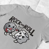 Clothing Rock and Roll Funny Cartoon Pun T-Shirt – Music Joke Tee for Pun & Band Fans Poster Kingz