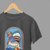 Clothing Stay Positive Shark Parody T-Shirt or Sweatshirt – Funny Retro Beach Design Poster Kingz