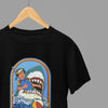 Clothing Stay Positive Shark Parody T-Shirt or Sweatshirt – Funny Retro Beach Design Poster Kingz