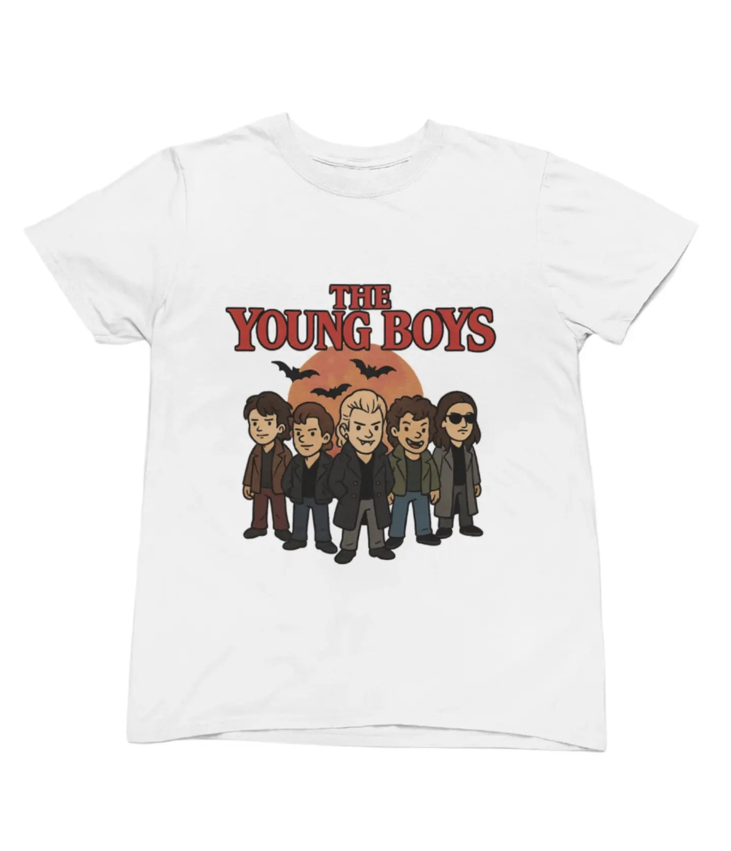 Clothing The Young Boys T-Shirt – Lost Boys Vampire Parody Design Poster Kingz
