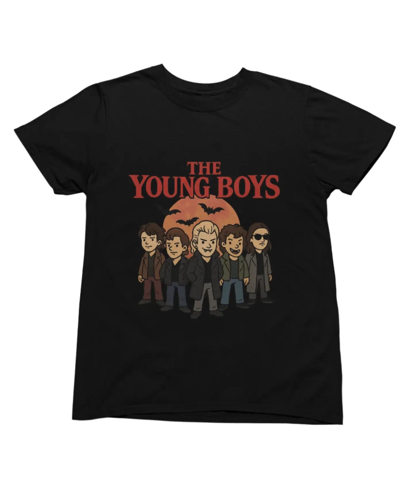 Clothing The Young Boys T-Shirt – Lost Boys Vampire Parody Design Poster Kingz