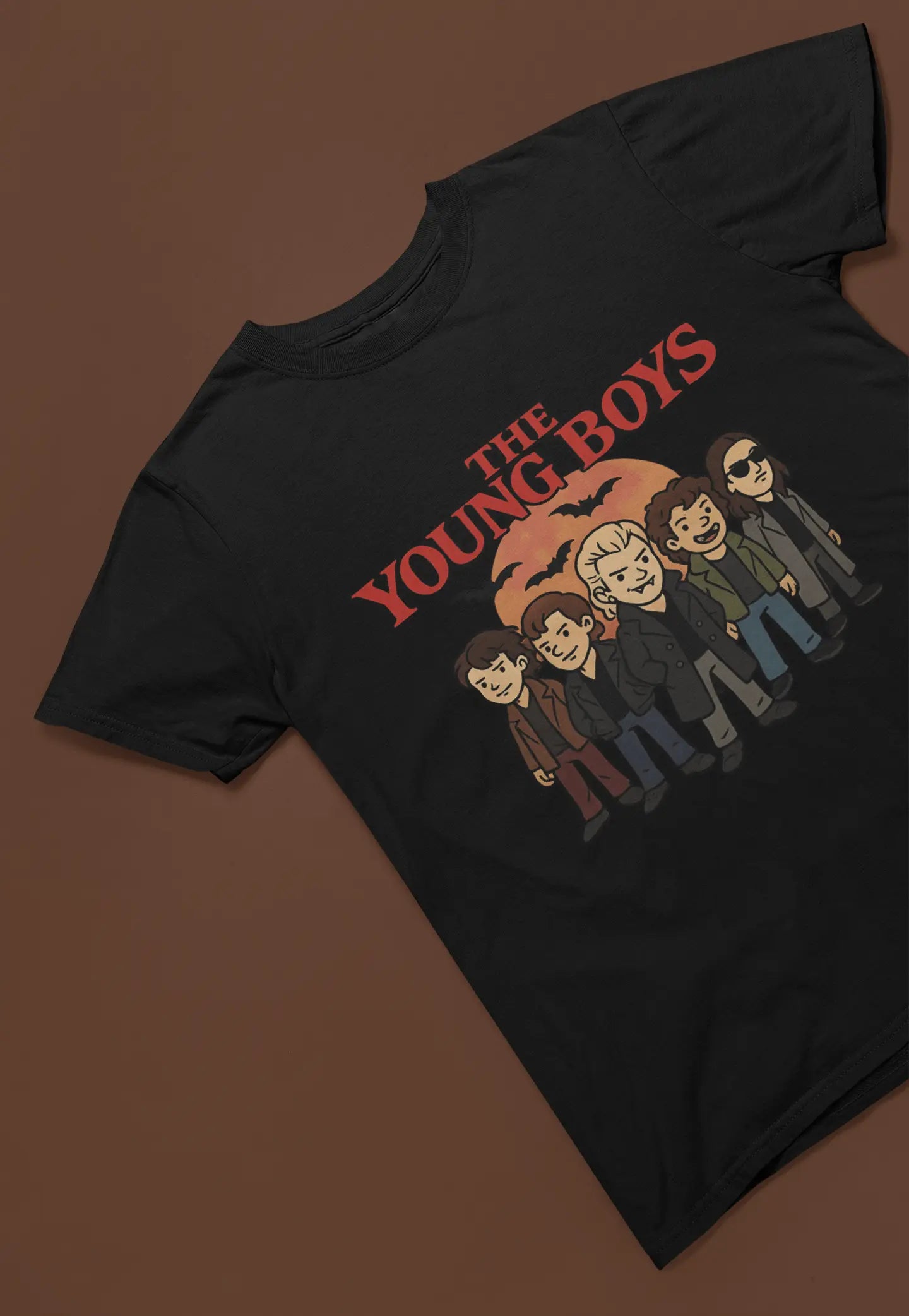 Clothing The Young Boys T-Shirt – Lost Boys Vampire Parody Design Poster Kingz