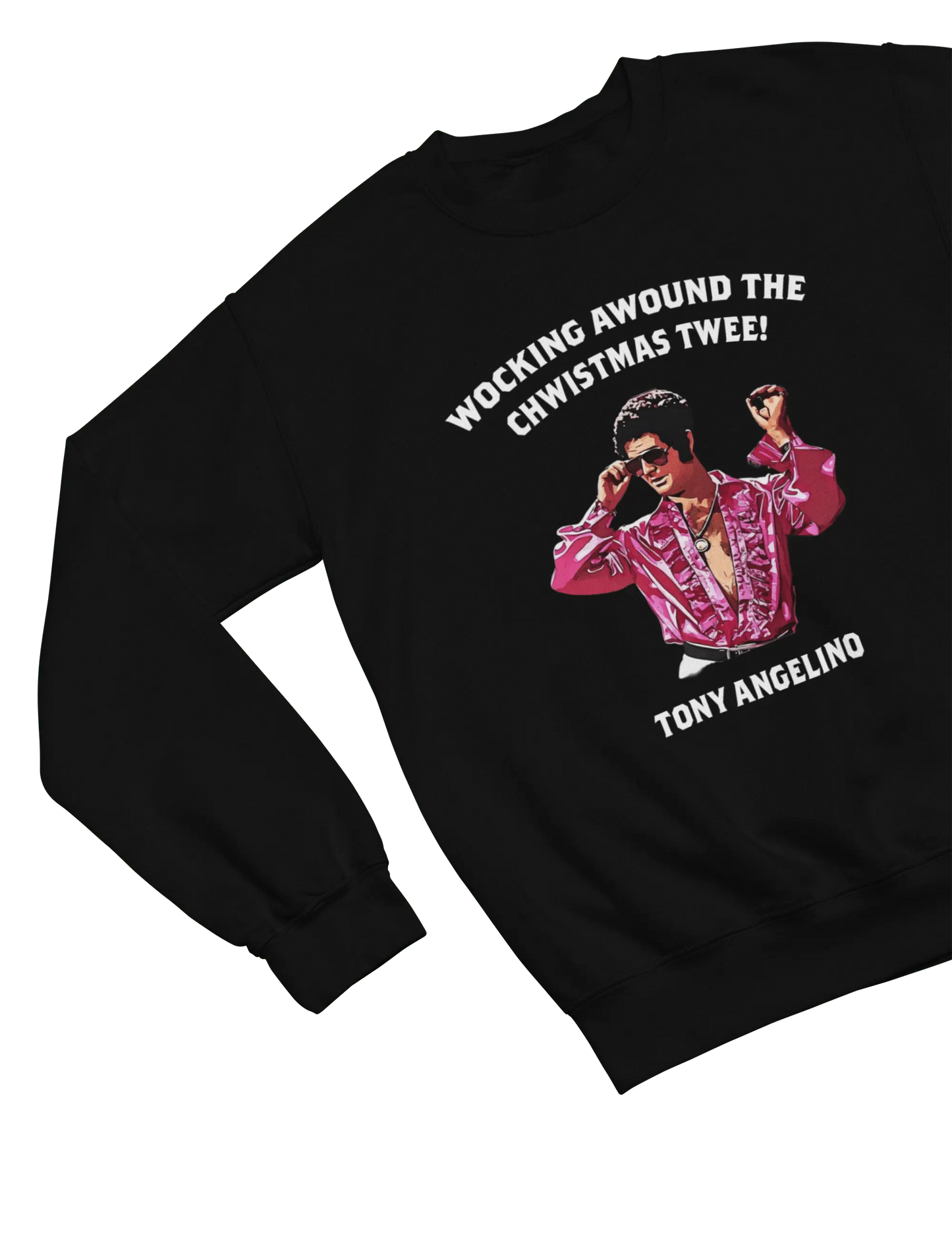 Clothing Tony Angelino Christmas Jumper | Funny Only Fools Parody T-Shirt Poster Kingz