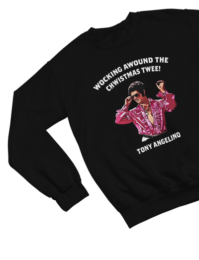 Clothing Tony Angelino Christmas Jumper | Funny Only Fools Parody T-Shirt Poster Kingz