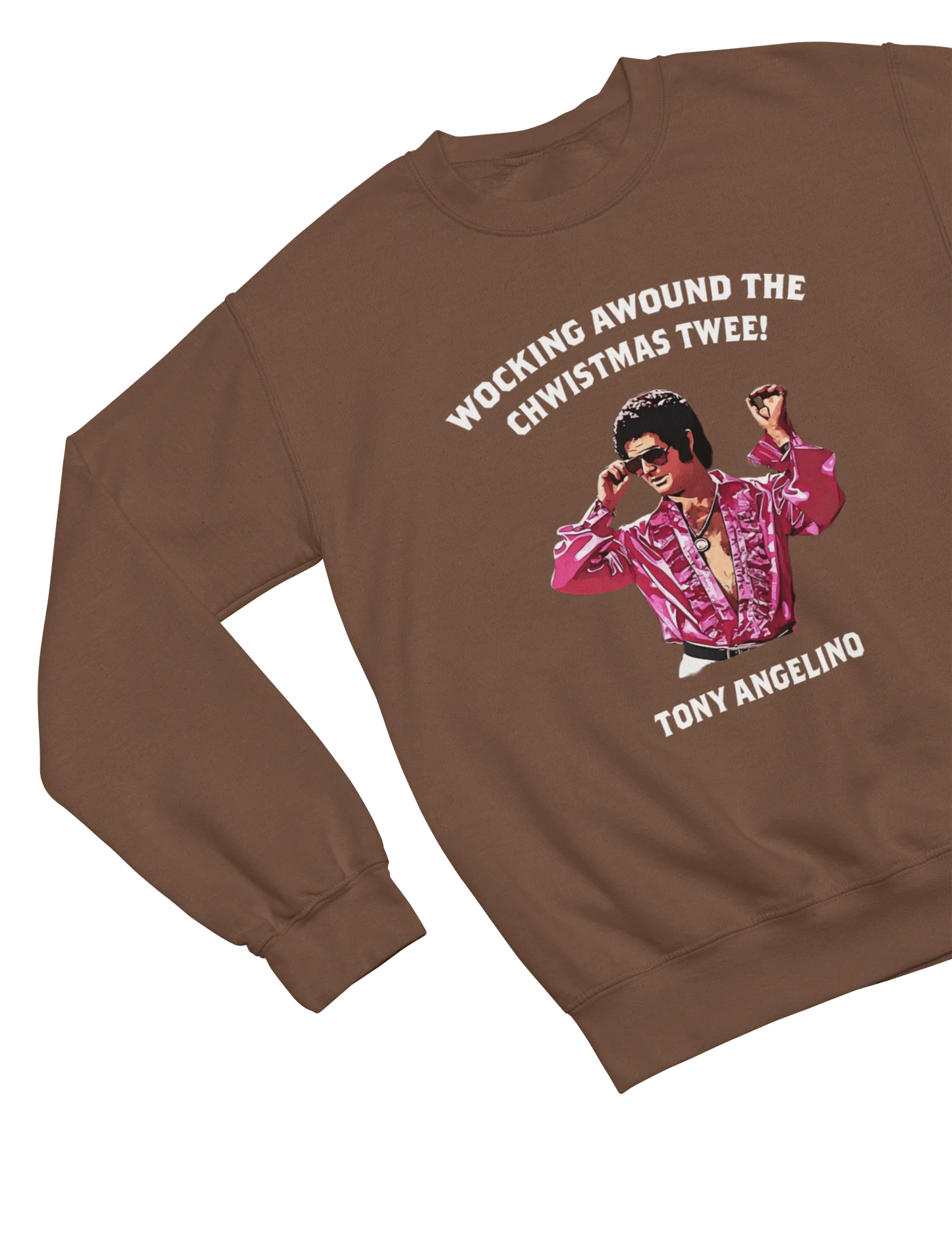 Clothing Tony Angelino Christmas Jumper | Funny Only Fools Parody T-Shirt Poster Kingz