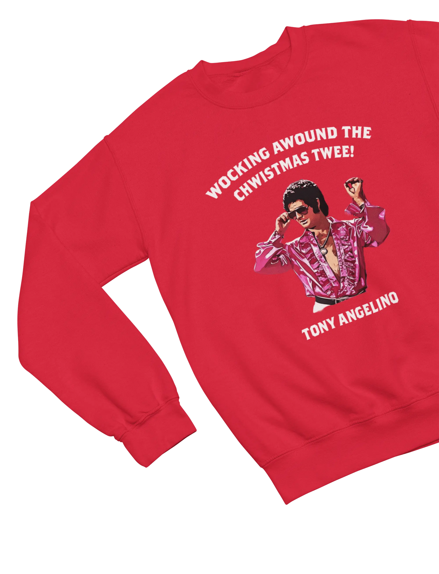 Clothing Tony Angelino Christmas Jumper | Funny Only Fools Parody T-Shirt Poster Kingz