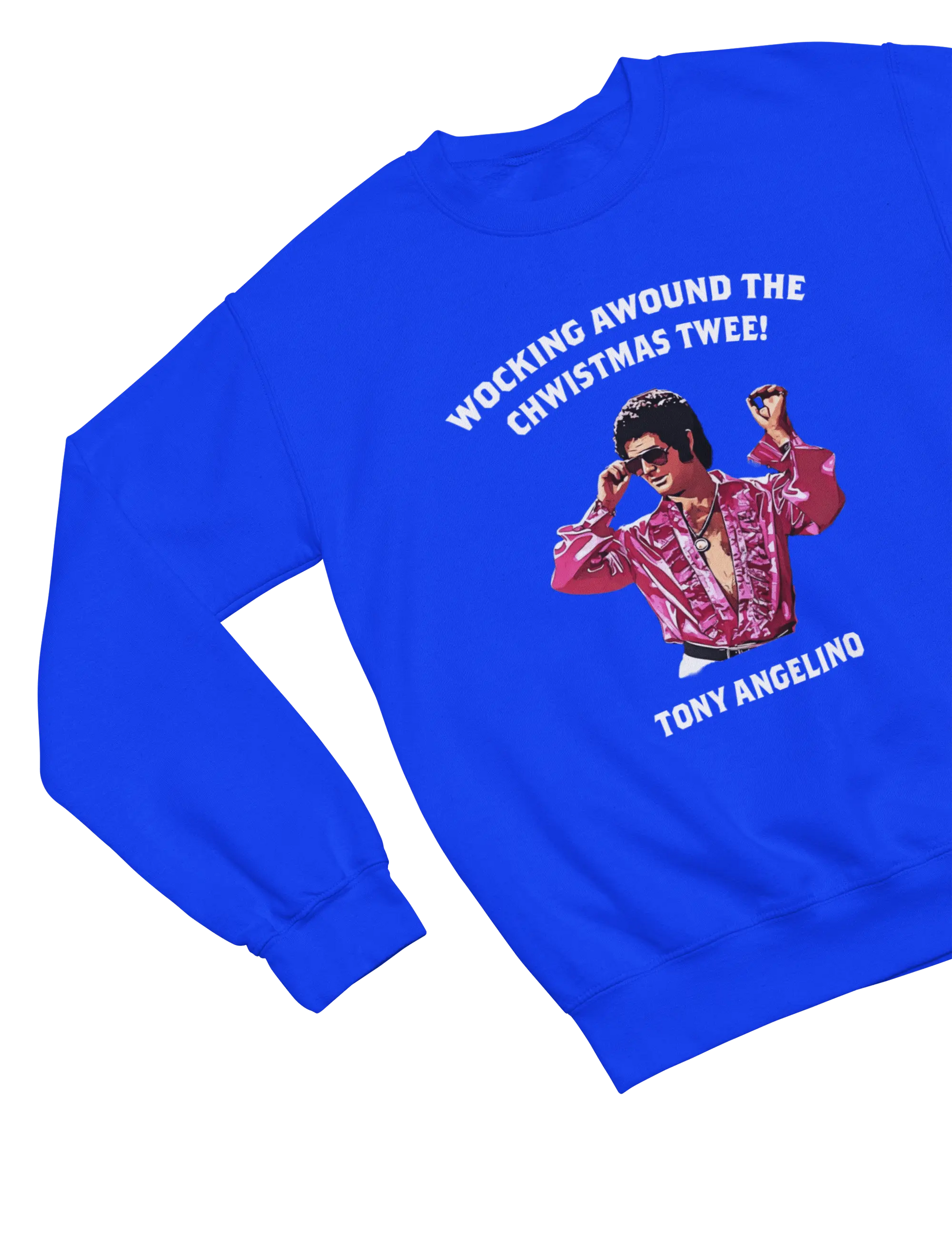 Clothing Tony Angelino Christmas Jumper | Funny Only Fools Parody T-Shirt Poster Kingz