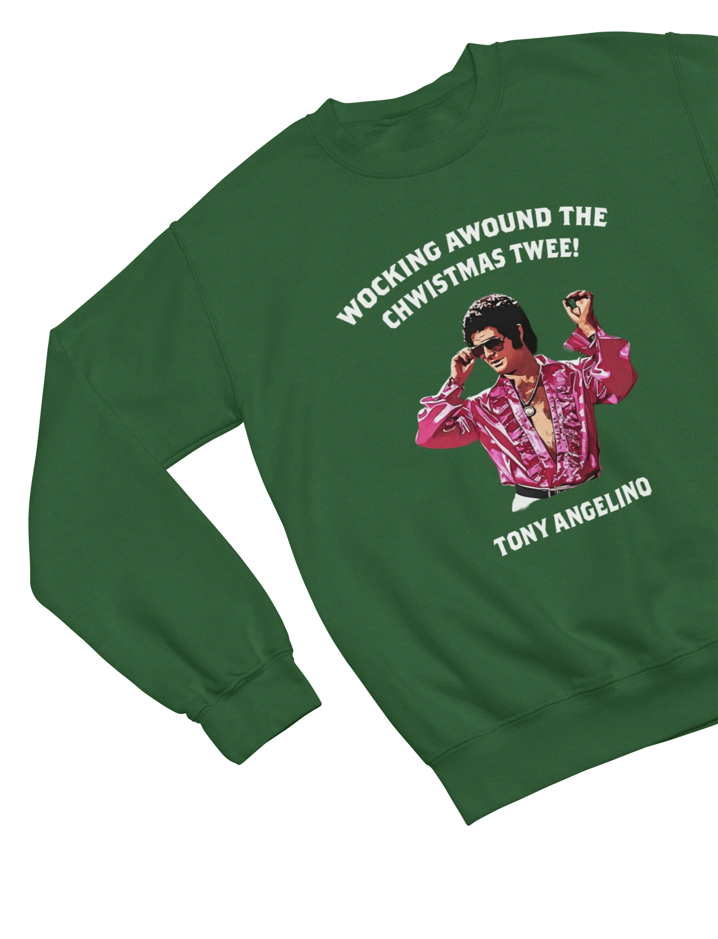 Clothing Tony Angelino Christmas Jumper | Funny Only Fools Parody T-Shirt Poster Kingz