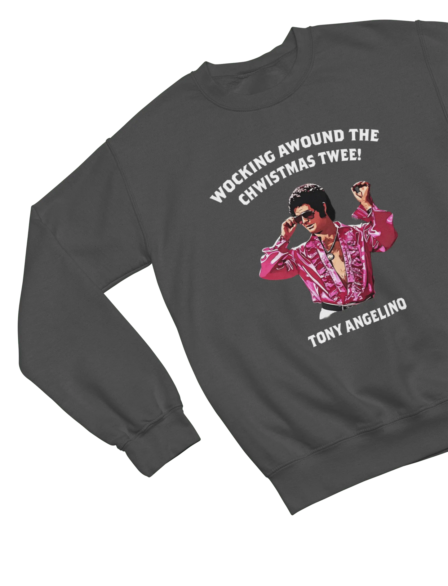 Clothing Tony Angelino Christmas Jumper | Funny Only Fools Parody T-Shirt Poster Kingz
