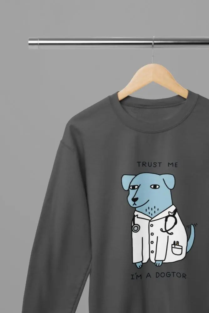 Clothing Trust Me I’m a Dogtor T-Shirt or Sweatshirt – Funny Vet Gift or Dog Lover Tee Poster Kingz