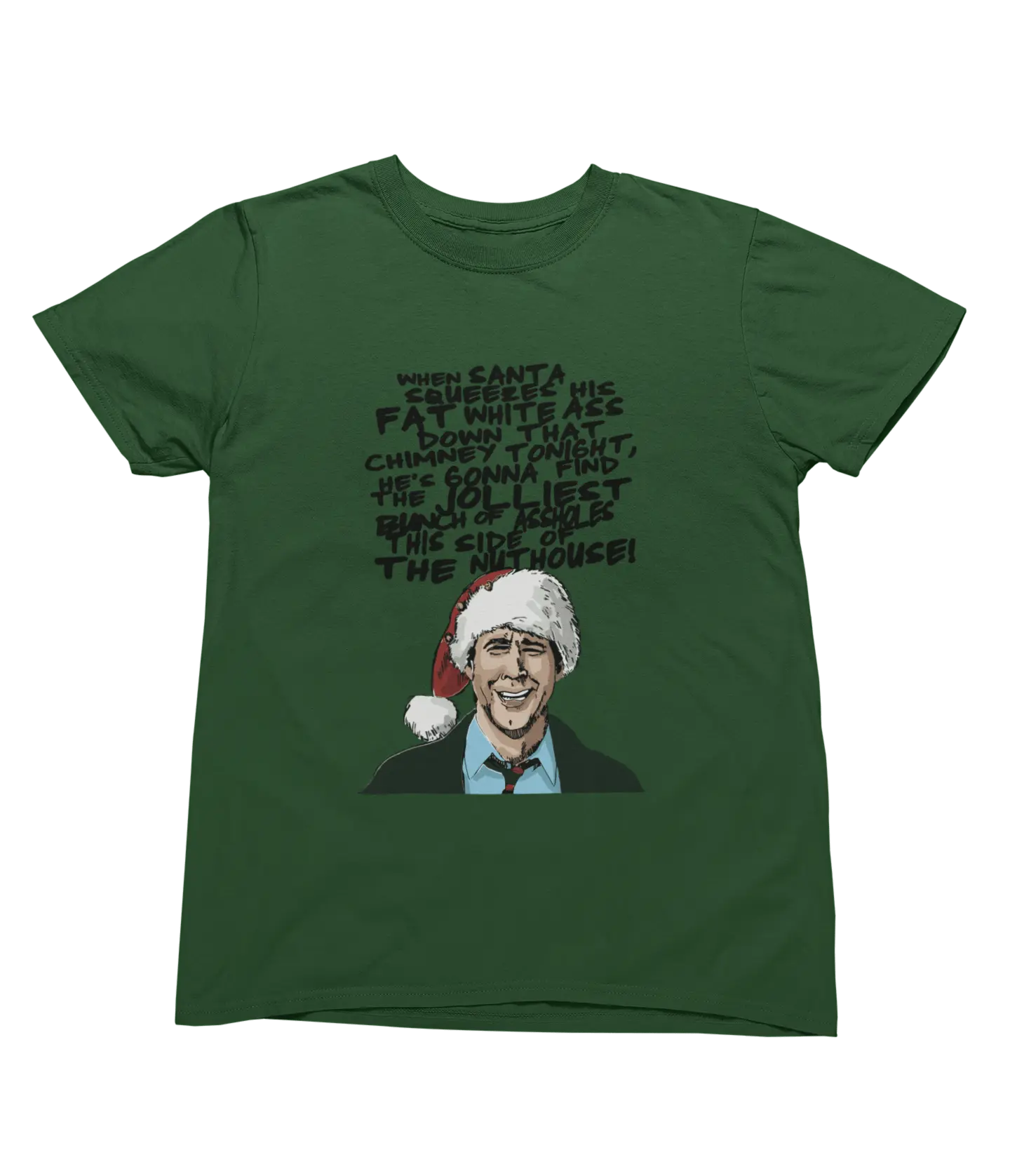 Green Christmas Vacation Clark Griswold T-shirt holiday movie parody