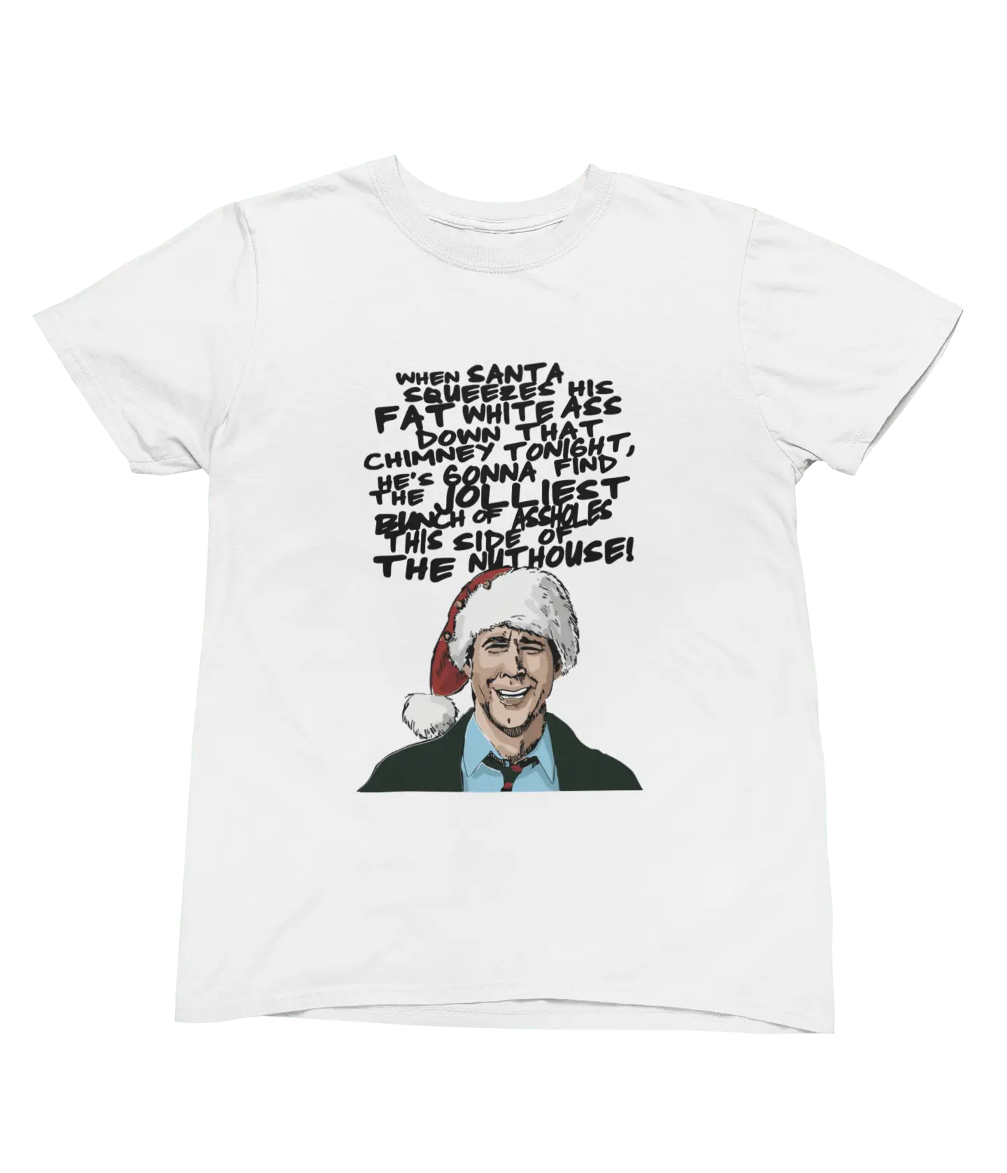 White Christmas Vacation Clark Griswold T-shirt holiday movie parody